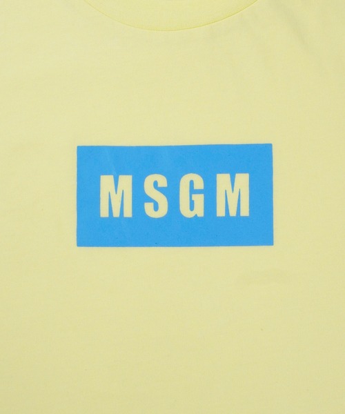 MSGM KIDS(エムエスジーエムキッズ)の「MSGM KIDS MINI BOXロゴ Tシャツ(Tシャツ/カットソー・キッズ・ホワイト/ブラウン系/ブラック×ピンク/ライトイエロー・10/12/14)」の12枚目の写真