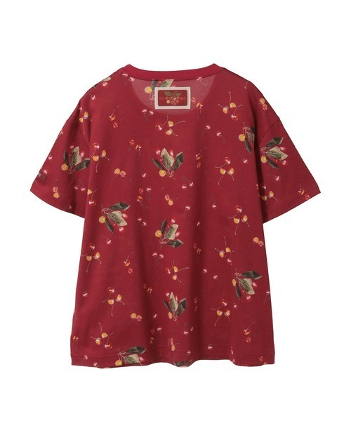 セール】さくらんぼプリントカットソー（Tシャツ/カットソー）｜PINK
