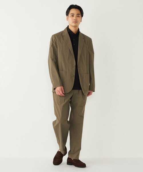 SHIPS Colors(シップス カラーズ)の「SHIPS Colors:〈洗濯機可能〉ダントツ撥水(R) ジャケット(セットアップ対応)◇(テーラードジャケット・メンズ・カーキ/ネイビー・LARGE/MEDIUM/SMALL/X-LARGE)」の20枚目の写真