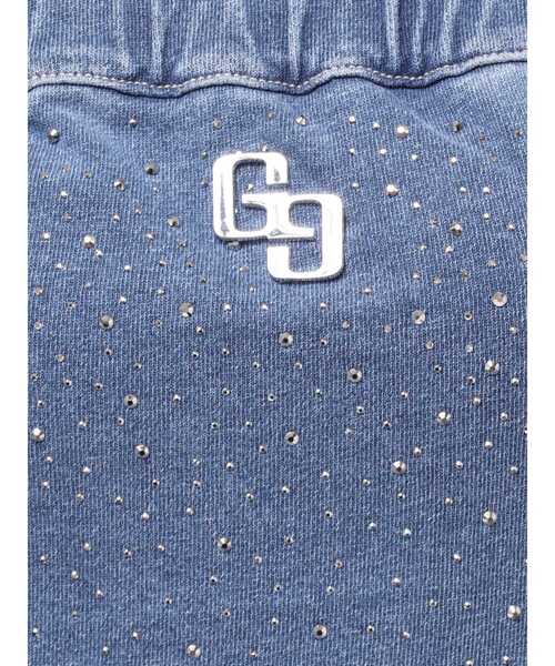 GYDA(ジェイダ)の「GGプレートbijouカットデニムベアワンピース【セットアップ着用可能】(ワンピース・レディース・ライトブルー/ブルー・FREE)」の8枚目の写真