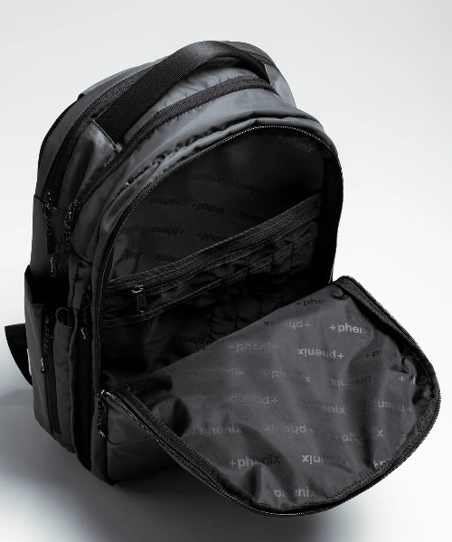 +phenix(プラスフェニックス)の「【+phenix / プラスフェニックス】EXPAND BACKPACK 20+ CORDURAファブリック使用 バックパック(バックパック/リュック・メンズ・ブラック/グレー・FREE)」の16枚目の写真