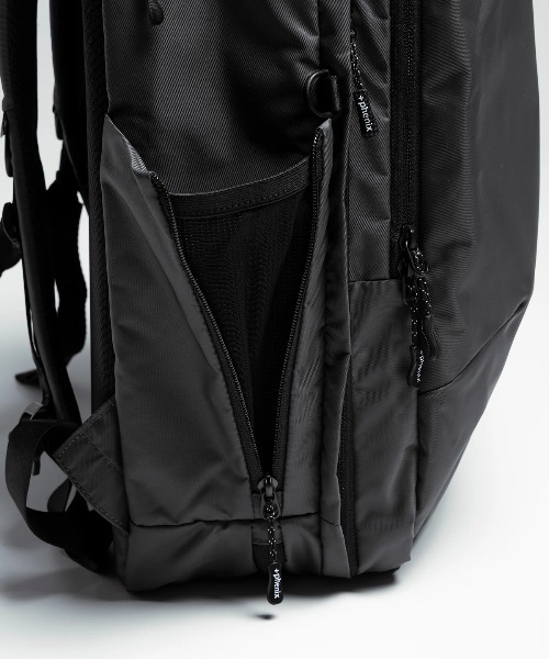 +phenix(プラスフェニックス)の「【+phenix / プラスフェニックス】EXPAND BACKPACK 20+ CORDURAファブリック使用 バックパック(バックパック/リュック・メンズ・ブラック/グレー・FREE)」の4枚目の写真