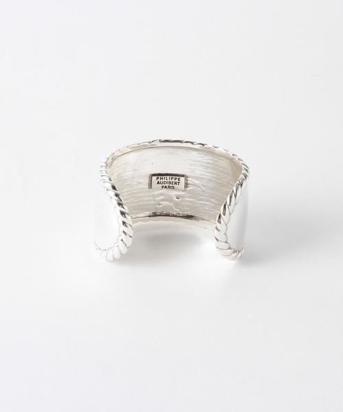 BEAUTY&YOUTH UNITED ARROWS（ビューティーアンドユースユナイテッドアローズ）の「BY PHILIPPE AUDIBERT CESAR/R バングル（バングル/リストバンド・レディース・シルバー・フリー）」の3枚目の写真