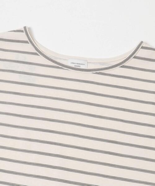 URBAN RESEARCH DOORS(アーバンリサーチドアーズ)の「バック刺繍ロングスリーブTシャツ(Tシャツ/カットソー・レディース・チャコールグレー/ピンク/ホワイト系その他・FREE)」の11枚目の写真