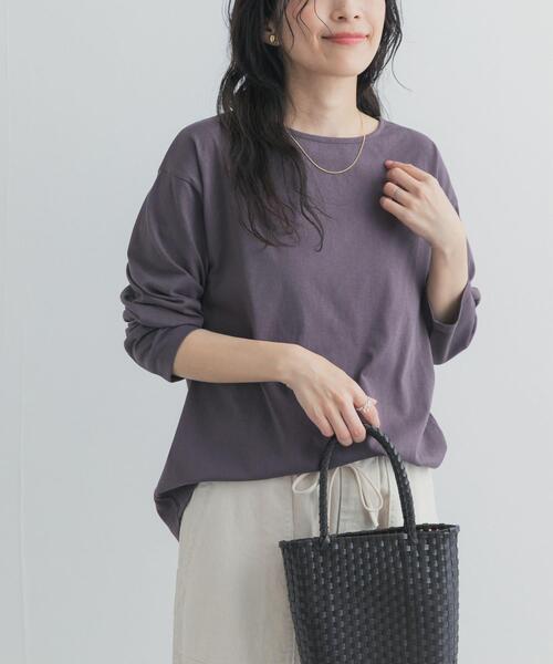 URBAN RESEARCH DOORS(アーバンリサーチドアーズ)の「バック刺繍ロングスリーブTシャツ(Tシャツ/カットソー・レディース・チャコールグレー/ピンク/ホワイト系その他・FREE)」の19枚目の写真