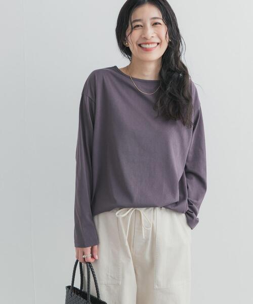 URBAN RESEARCH DOORS(アーバンリサーチドアーズ)の「バック刺繍ロングスリーブTシャツ(Tシャツ/カットソー・レディース・チャコールグレー/ピンク/ホワイト系その他・FREE)」の20枚目の写真