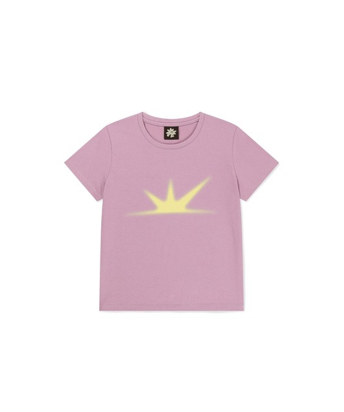SUNLOVE(サンラブ)の「W Daybreak Tee(Tシャツ/カットソー・レディース・チャコール/ネイビー/レッド/ホワイト/ヘザーグレー/ローズ・S/M)」の6枚目の写真