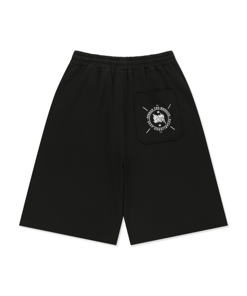 BROWNBREATH(ブラウンブレス)の「STAMP TAG SHORTS - BLACK(その他パンツ・レディース・その他・SMALL/MEDIUM/LARGE/X-LARGE)」の2枚目の写真