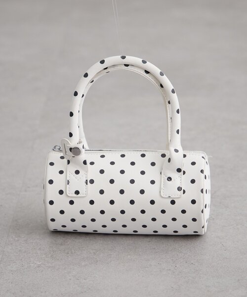mystic(ミスティック)の「ドットminiBAG(ハンドバッグ・レディース・ブラック/オフホワイト・ONE SIZE)」の14枚目の写真