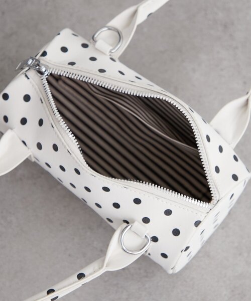 mystic(ミスティック)の「ドットminiBAG(ハンドバッグ・レディース・ブラック/オフホワイト・ONE SIZE)」の17枚目の写真