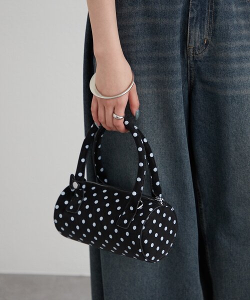 mystic(ミスティック)の「ドットminiBAG(ハンドバッグ・レディース・ブラック/オフホワイト・ONE SIZE)」の11枚目の写真