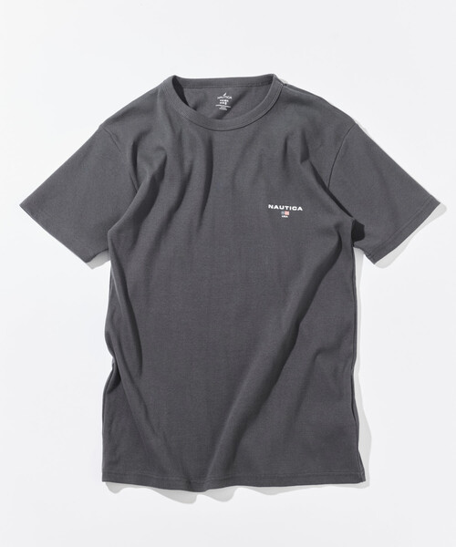 NAUTICA(ノーティカ)の「NAUTICA/ノーティカ Essential タイトフィット S/S クルーネックTシャツ(Tシャツ/カットソー・メンズ・ブラック/グレー/ホワイト/チャコールグレー・MEDIUM/SMALL/X-SMALL/LARGE)」の3枚目の写真