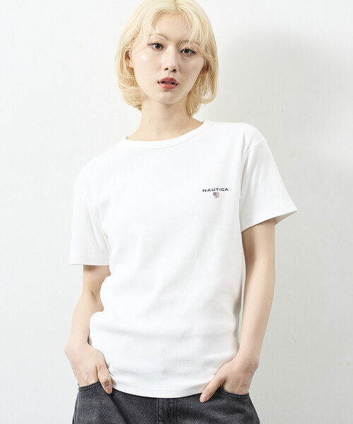 NAUTICA(ノーティカ)の「NAUTICA/ノーティカ Essential タイトフィット S/S クルーネックTシャツ(Tシャツ/カットソー・メンズ・ブラック/グレー/ホワイト/チャコールグレー・MEDIUM/SMALL/X-SMALL/LARGE)」の14枚目の写真