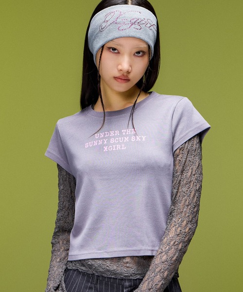 X-girl(エックスガール)の「RHINESTONE HEADBAND(ヘアバンド・レディース・アッシュ/ブラック・ONE SIZE)」の3枚目の写真