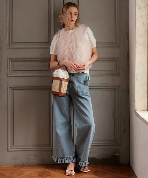 DONOBAN(ドノバン)の「Bloom Basket Bag(かごバッグ・レディース・ブラウン/ブラック・ONE SIZE)」の15枚目の写真