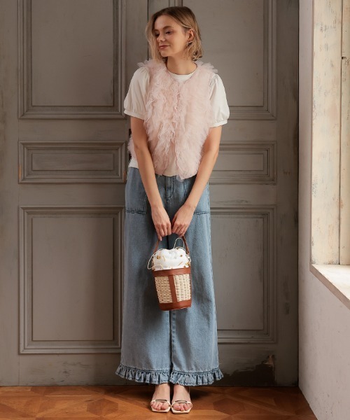 DONOBAN(ドノバン)の「Bloom Basket Bag(かごバッグ・レディース・ブラウン/ブラック・ONE SIZE)」の19枚目の写真