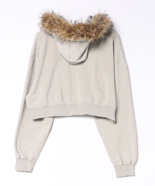 DC(ディーシー)の「DC/ディーシー 26 WS FUR HIDDEN ZH パーカー LZH264309(パーカー・レディース・ベージュ/ピンクベージュ/スミクロ/ブラックミックス/ミックスグレー・M/L)」の18枚目の写真