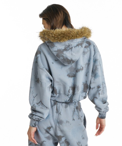DC(ディーシー)の「DC/ディーシー 26 WS FUR HIDDEN ZH パーカー LZH264309(パーカー・レディース・ベージュ/ピンクベージュ/スミクロ/ブラックミックス/ミックスグレー・M/L)」の8枚目の写真