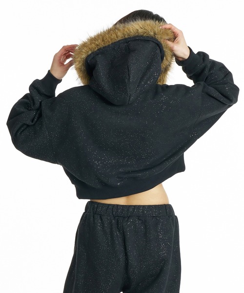 DC(ディーシー)の「DC/ディーシー 26 WS FUR HIDDEN ZH パーカー LZH264309(パーカー・レディース・ベージュ/ピンクベージュ/スミクロ/ブラックミックス/ミックスグレー・M/L)」の6枚目の写真