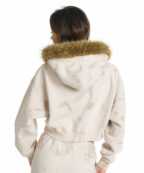 DC(ディーシー)の「DC/ディーシー 26 WS FUR HIDDEN ZH パーカー LZH264309(パーカー・レディース・ベージュ/ピンクベージュ/スミクロ/ブラックミックス/ミックスグレー・M/L)」の10枚目の写真