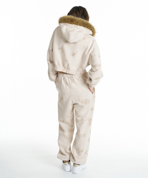 DC(ディーシー)の「DC/ディーシー 26 WS FUR HIDDEN ZH パーカー LZH264309(パーカー・レディース・ベージュ/ピンクベージュ/スミクロ/ブラックミックス/ミックスグレー・M/L)」の12枚目の写真