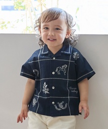 petit main（プティマイン）の「【リンク】インド綿刺しゅうシャツ（シャツ/ブラウス）」