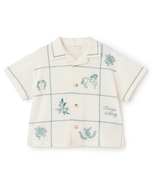 petit main（プティマイン）の「【リンク】インド綿刺しゅうシャツ（シャツ/ブラウス）」