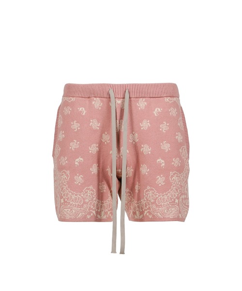 JUN/NAKAYAMA(ジュンナカヤマ)の「PAISLEY KNIT SHORTS(その他パンツ・メンズ・ブラック/ピンク・46)」の2枚目の写真