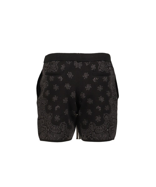 JUN/NAKAYAMA(ジュンナカヤマ)の「PAISLEY KNIT SHORTS(その他パンツ・メンズ・ブラック/ピンク・46)」の3枚目の写真
