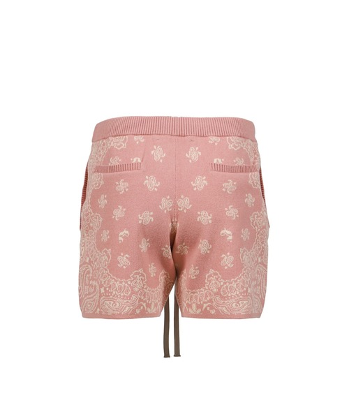 JUN/NAKAYAMA(ジュンナカヤマ)の「PAISLEY KNIT SHORTS(その他パンツ・メンズ・ブラック/ピンク・46)」の8枚目の写真