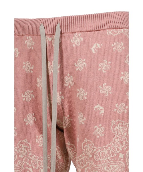 JUN/NAKAYAMA(ジュンナカヤマ)の「PAISLEY KNIT SHORTS(その他パンツ・メンズ・ブラック/ピンク・46)」の10枚目の写真