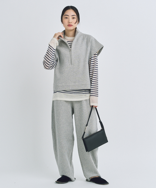 CALMER(カルメール)の「《追加》SWEAT PANTS / スウェットパンツ(スウェットパンツ・レディース・ホワイト/グレー・2/1)」の8枚目の写真