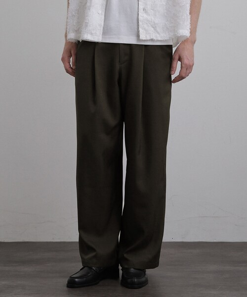 tk.TAKEO KIKUCHI（ティーケータケオキクチ）の「リネン調バレルパンツ（その他パンツ・メンズ・チャコールグレー/ブラウン系その他/ブラック・03/02）」の13枚目の写真