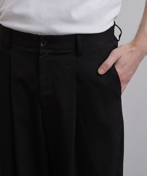 tk.TAKEO KIKUCHI（ティーケータケオキクチ）の「リネン調バレルパンツ（その他パンツ・メンズ・チャコールグレー/ブラウン系その他/ブラック・03/02）」の21枚目の写真