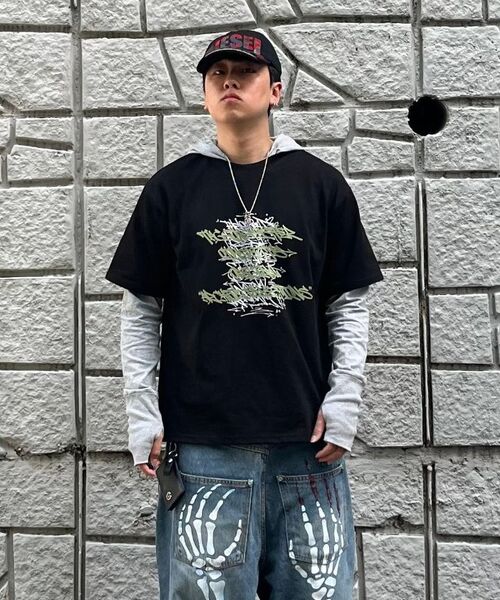 OTHERFITS（アザーフィッツ）の「アーバングラフィティレタリング半袖Tシャツ（ブラック）（Tシャツ/カットソー・メンズ・その他・SMALL/MEDIUM/LARGE/X-LARGE/2XL）」の6枚目の写真