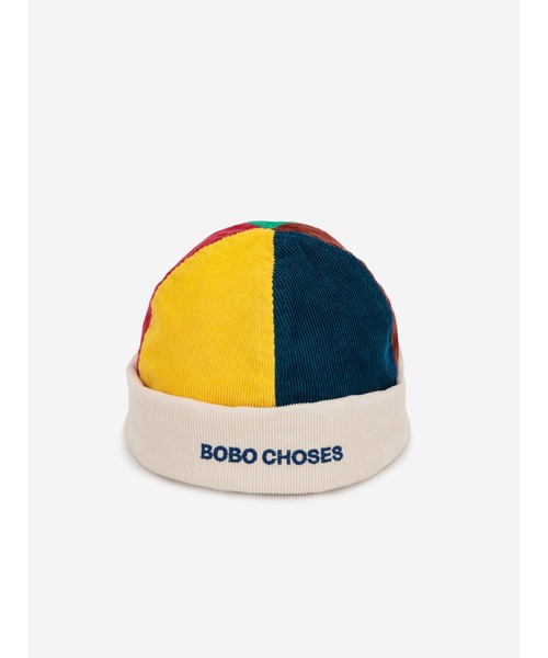 BOBO CHOSES(ボボショーズ)の「Bobo Choses color block corduroy hat(キャップ・キッズ・マルチ・HEAD52)」の2枚目の写真