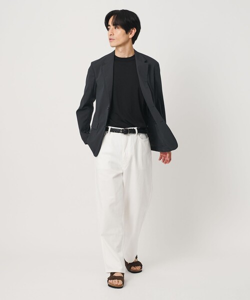 BEAUTY&YOUTH UNITED ARROWS(ビューティーアンドユースユナイテッドアローズ)の「MIXTURE ナイロン コンフォート ジャケット ヨコストレッチ 撥水機能 ウォッシャブル セットアップ対応(テーラードジャケット・メンズ・ダークグレー/ブラック/ネイビー・S/M/XL/L)」の10枚目の写真