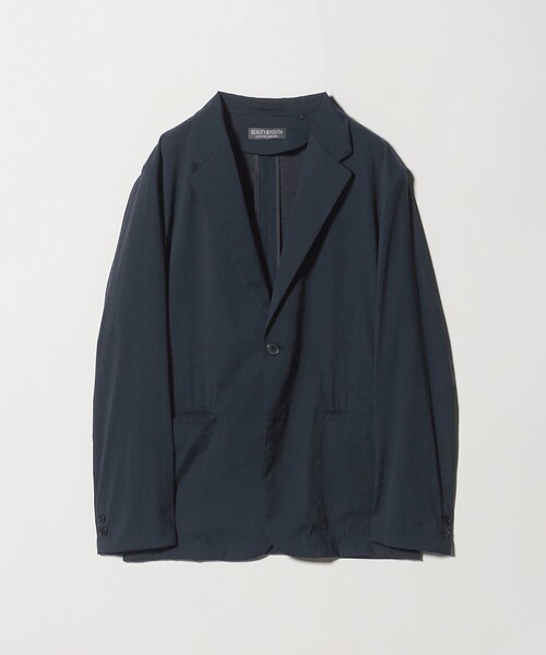 BEAUTY&YOUTH UNITED ARROWS(ビューティーアンドユースユナイテッドアローズ)の「MIXTURE ナイロン コンフォート ジャケット ヨコストレッチ 撥水機能 ウォッシャブル セットアップ対応(テーラードジャケット・メンズ・ダークグレー/ブラック/ネイビー・S/M/XL/L)」の15枚目の写真