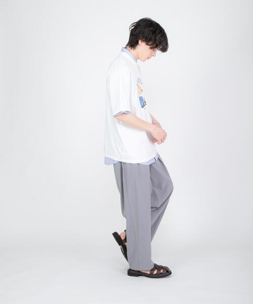 SENSE OF PLACE by URBAN RESEARCH（センスオブプレイスバイアーバンリサーチ）の「『別注』OATSIDE×SENSE OF PLACE　グラフィックTシャツA（Tシャツ/カットソー・メンズ・ホワイト/チャコールグレー/グリーン・MEDIUM/LARGE）」の10枚目の写真