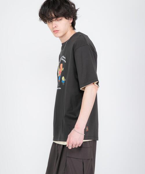 SENSE OF PLACE by URBAN RESEARCH（センスオブプレイスバイアーバンリサーチ）の「『別注』OATSIDE×SENSE OF PLACE　グラフィックTシャツA（Tシャツ/カットソー・メンズ・ホワイト/チャコールグレー/グリーン・MEDIUM/LARGE）」の16枚目の写真