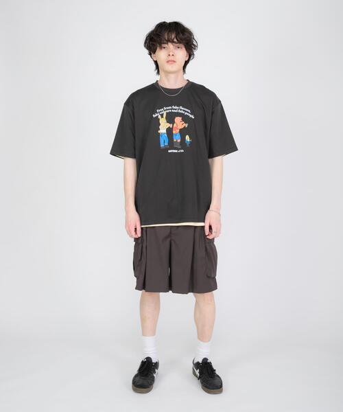 SENSE OF PLACE by URBAN RESEARCH（センスオブプレイスバイアーバンリサーチ）の「『別注』OATSIDE×SENSE OF PLACE　グラフィックTシャツA（Tシャツ/カットソー・メンズ・ホワイト/チャコールグレー/グリーン・MEDIUM/LARGE）」の18枚目の写真