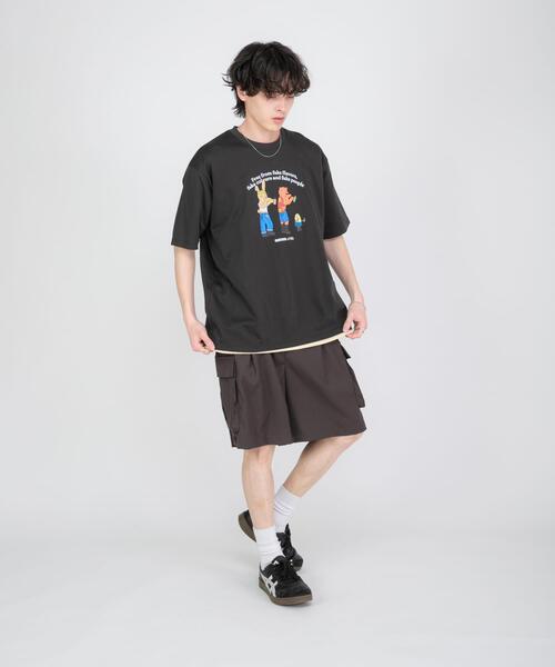 SENSE OF PLACE by URBAN RESEARCH（センスオブプレイスバイアーバンリサーチ）の「『別注』OATSIDE×SENSE OF PLACE　グラフィックTシャツA（Tシャツ/カットソー・メンズ・ホワイト/チャコールグレー/グリーン・MEDIUM/LARGE）」の19枚目の写真