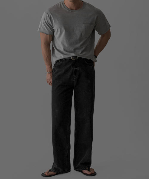 BOWLOW PRODUCT（バウロープロダクト）の「ウォッシュドカットオフクロップTシャツ[グレー]（Tシャツ/カットソー・メンズ・その他・MEDIUM/LARGE/X-LARGE）」の2枚目の写真