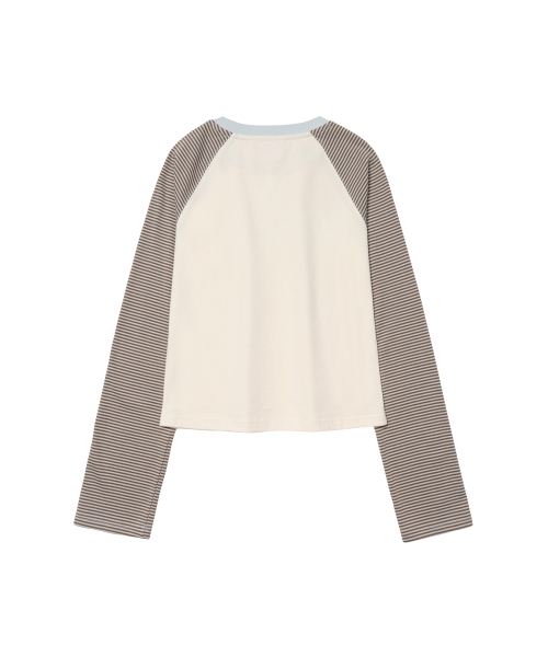 AMESWORLDWIDE(アメスワールドワイド)の「CUPID RABBIT STRIPE RAGLAN LS TEE BLUE(Tシャツ/カットソー・レディース・その他・SMALL/MEDIUM/LARGE)」の15枚目の写真