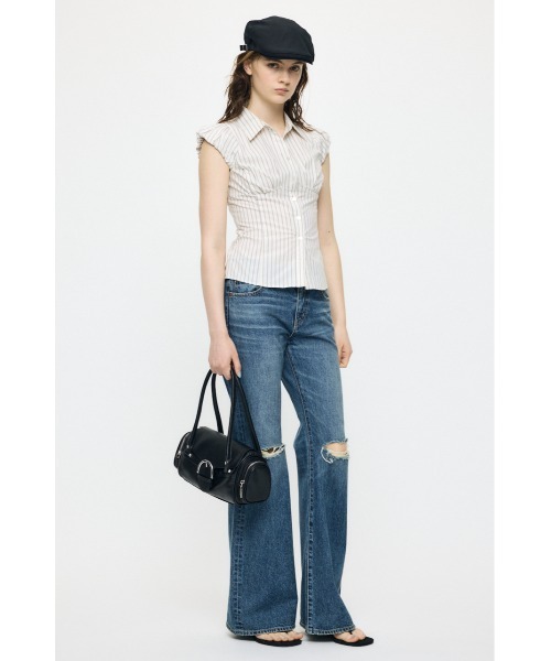 MOUSSY(マウジー)の「PUFF CAP SLEEVE ブラウス(シャツ/ブラウス・レディース・ブラウン/ライトブルー/アイボリー・1/2)」の14枚目の写真