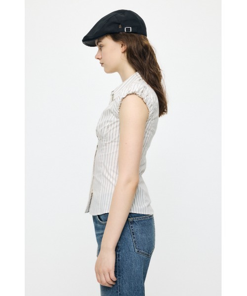 MOUSSY(マウジー)の「PUFF CAP SLEEVE ブラウス(シャツ/ブラウス・レディース・ブラウン/ライトブルー/アイボリー・1/2)」の17枚目の写真