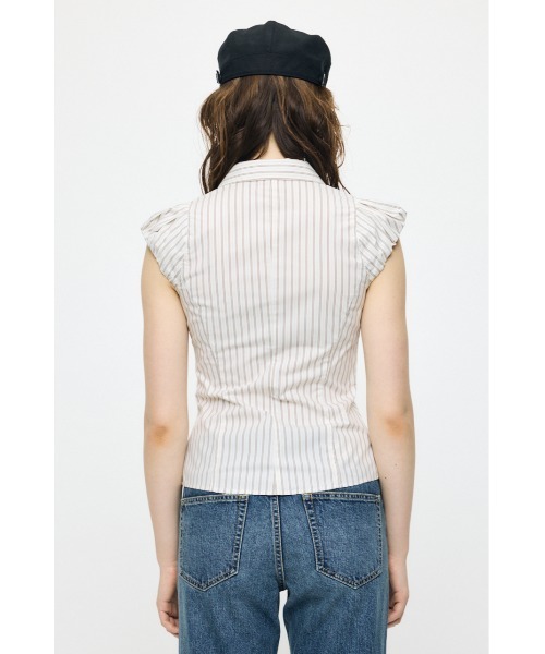 MOUSSY(マウジー)の「PUFF CAP SLEEVE ブラウス(シャツ/ブラウス・レディース・ブラウン/ライトブルー/アイボリー・1/2)」の18枚目の写真