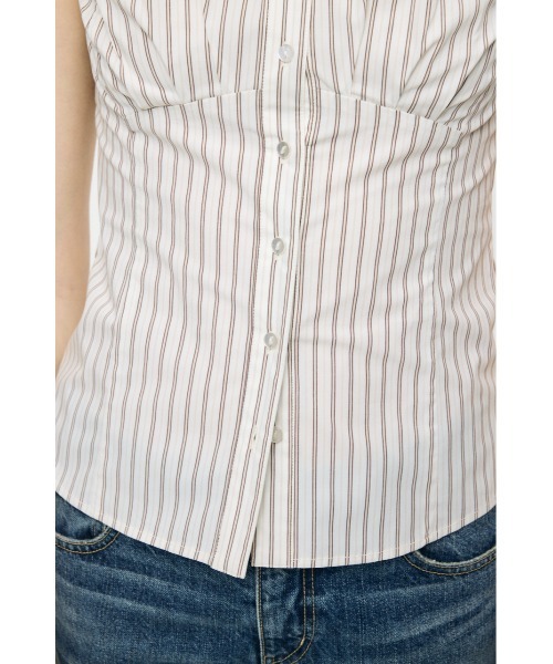 MOUSSY(マウジー)の「PUFF CAP SLEEVE ブラウス(シャツ/ブラウス・レディース・ブラウン/ライトブルー/アイボリー・1/2)」の21枚目の写真