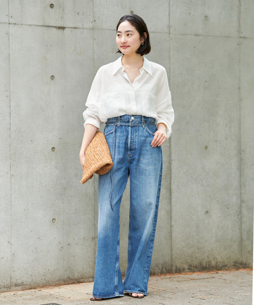 plage(プラージュ)の「《追加》RAMIE LYOCELL CROPPED シャツ 3(シャツ/ブラウス・レディース・ピンク・FREE)」の3枚目の写真