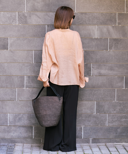 plage(プラージュ)の「《追加》RAMIE LYOCELL CROPPED シャツ 3(シャツ/ブラウス・レディース・ピンク・FREE)」の17枚目の写真